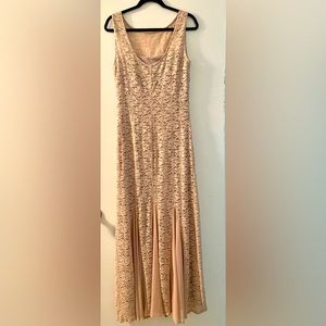 Beige/Rose Size 10 Gown